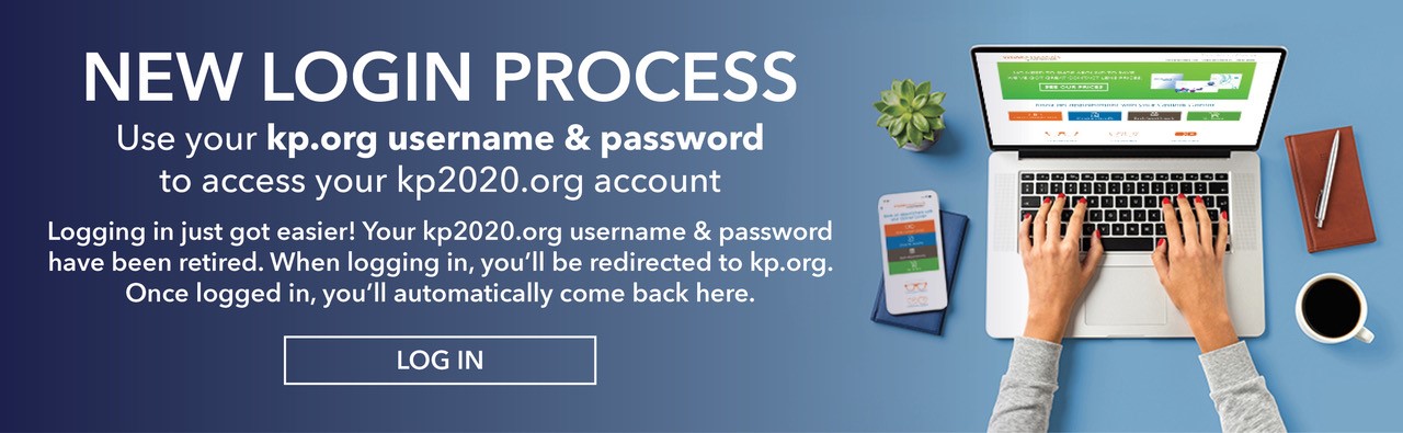 Use your kp.org log in credentials